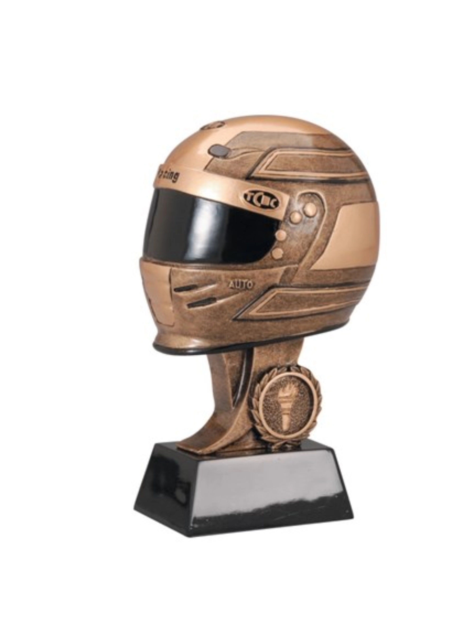 Racing Helmet Trophy