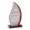 Red Flame Acrylic Award