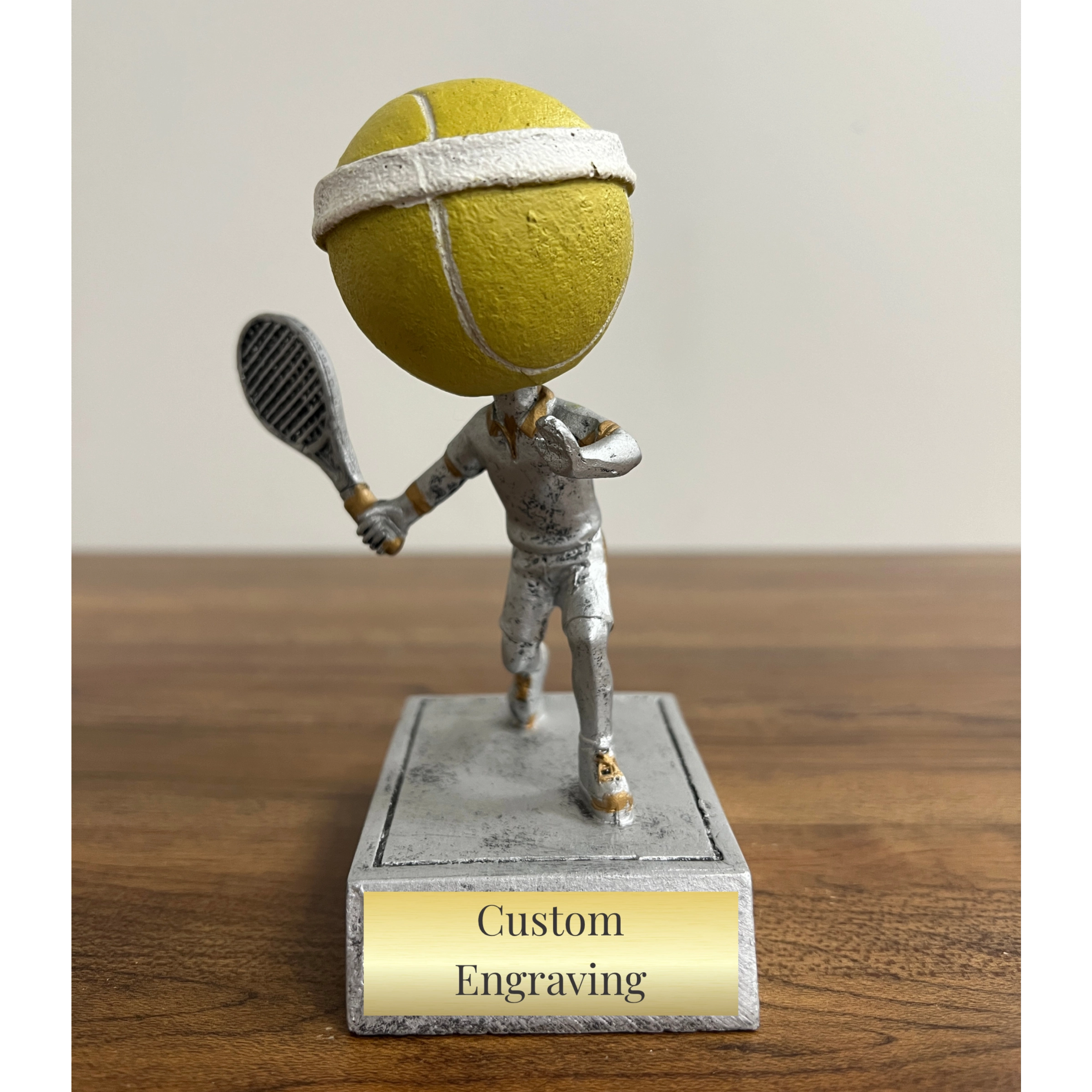 Tennis Bobblehead Trophy