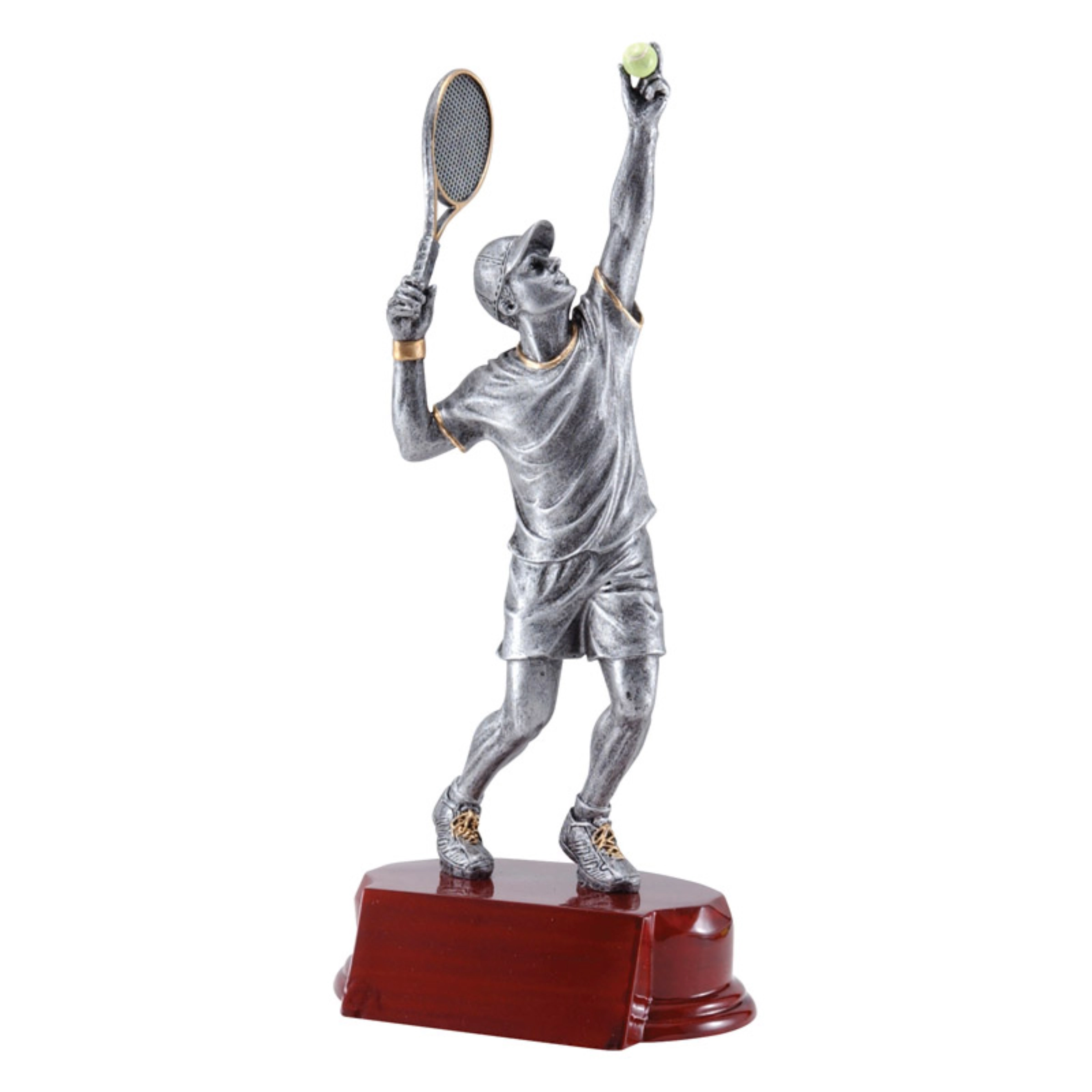 Tennis Player Resin Trophy (Male)