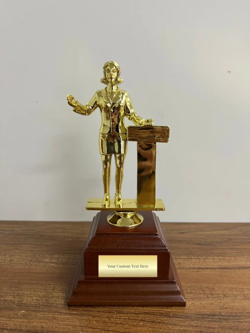 Female Trial Attorney Trophy