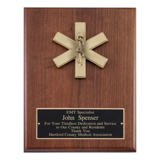 Walnut EMS Service Plaque