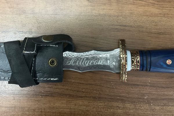 damascus dagger engraving