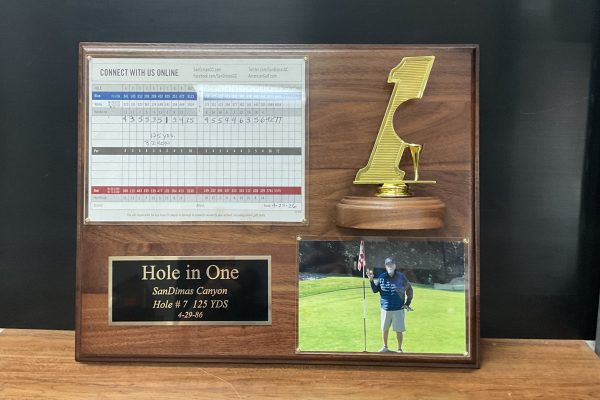 Custom Hole In One Plaque