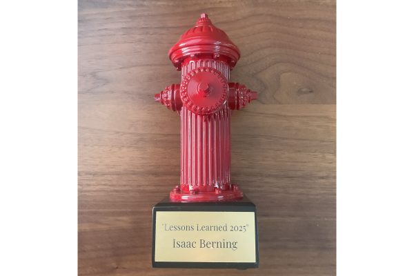 fire hydrant trophy